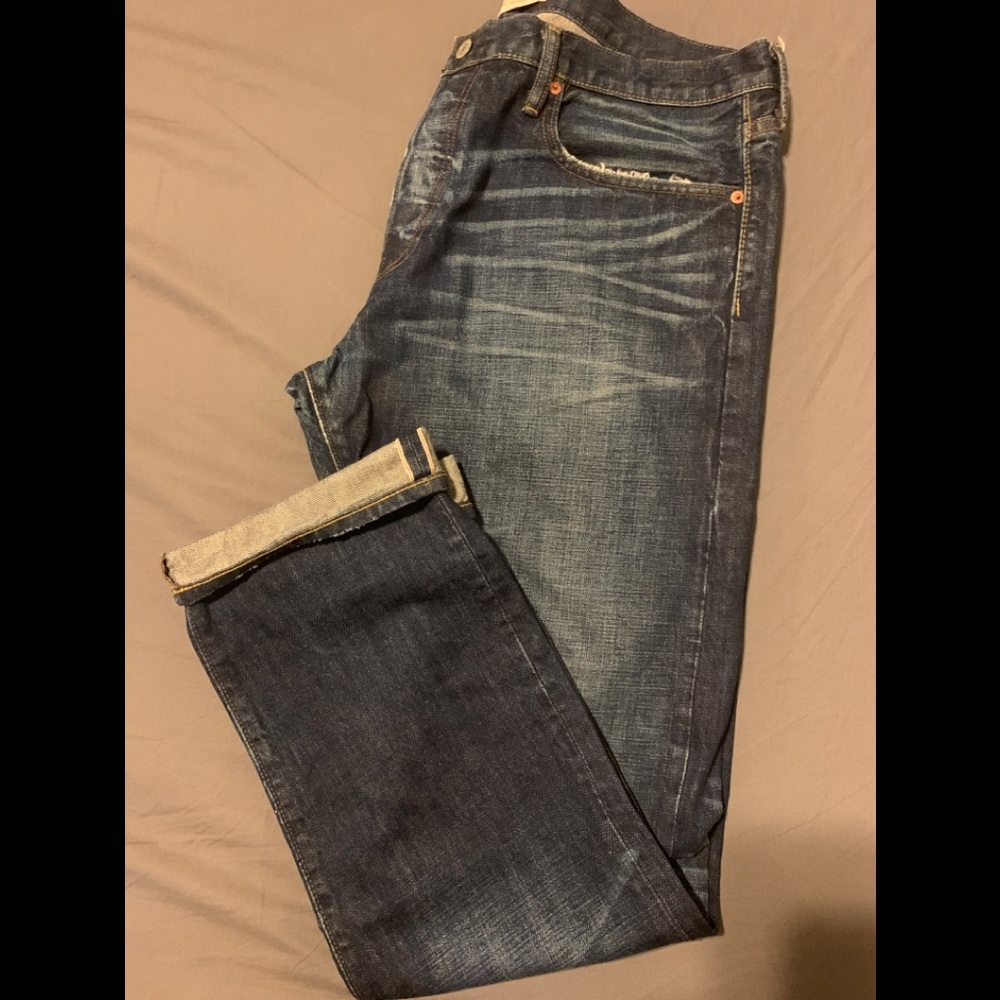 Gap Japanese Selvedge Medium Wash Denim Jeans